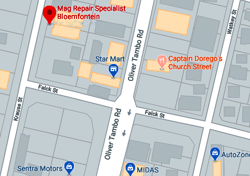 Directions to Mag Repair Specialist